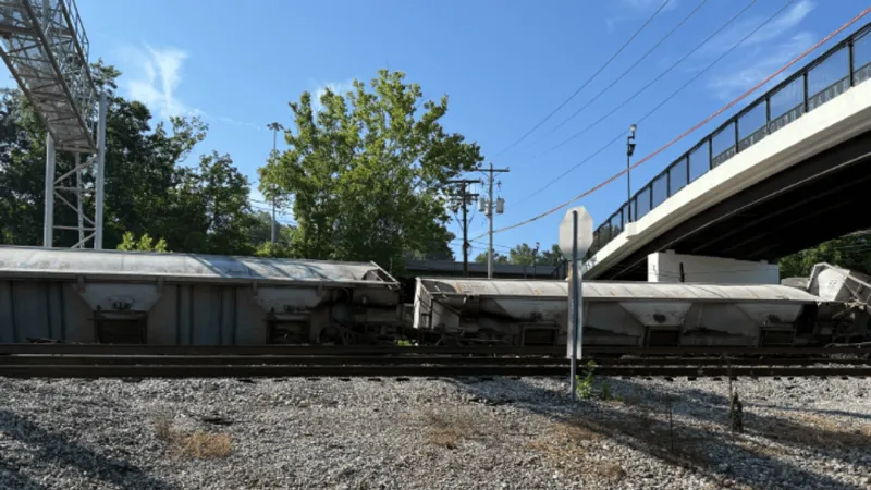 Foul odor reported in area of South Charleston train derailment site; cleanup continues