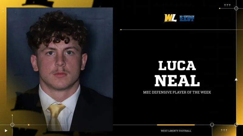 Luca Neal Named MEC Defensive Player of the Week