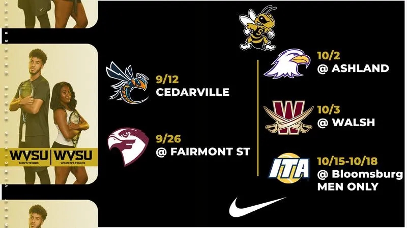 WVSU tennis announces Fall 2026 schedule