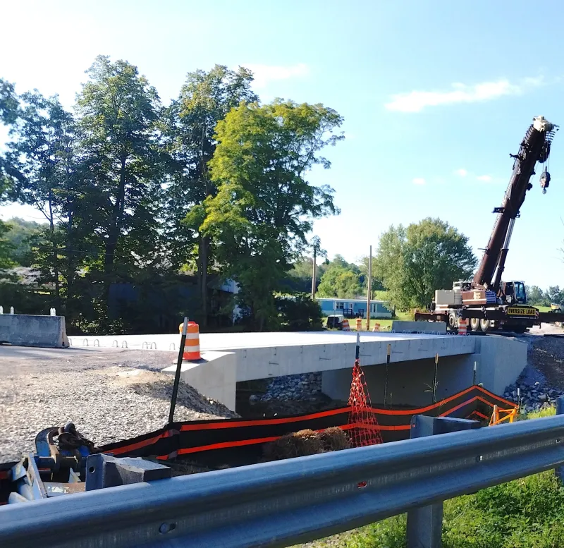 New Sleepy Creek bridge taking shape