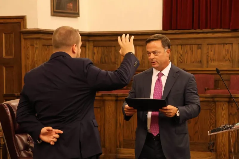 Gessel sworn in as new Kanawha County Commissioner