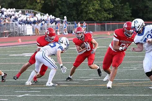 Bridgeport Football Readies for Tough Test Tonight Against Martinsburg