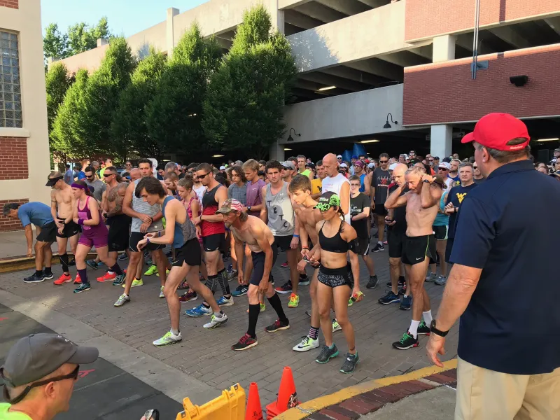 19th annual Jim Dunn Run this evening in Morgantown