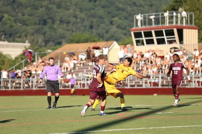 Men's Soccer Starts MEC Play with a Victory Over Concord