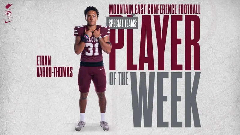 Vargo-Thomas Named MEC Special Teams Player of the Week