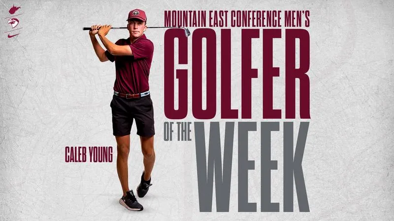 Caleb Young Named MEC Golfer of the Week