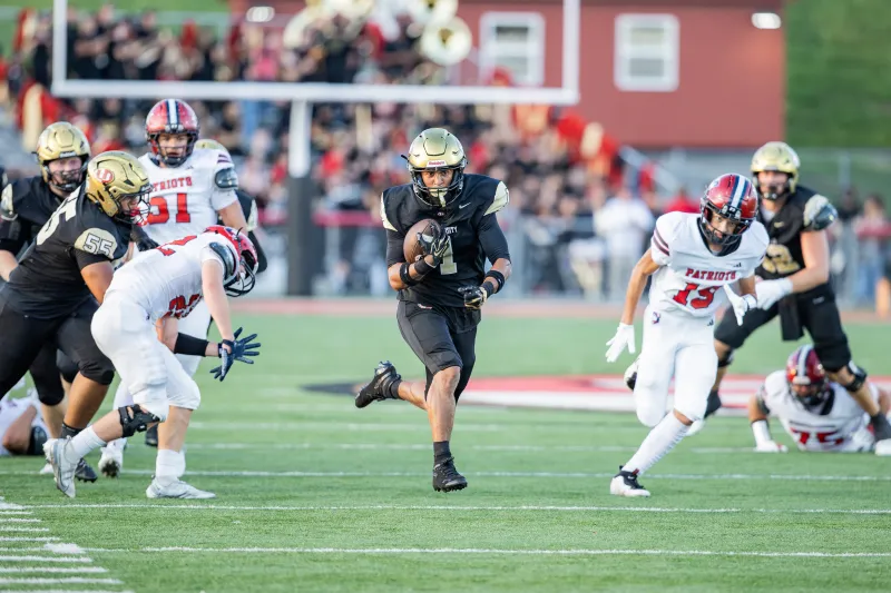 UHS scores twice on defense, runs past Washington, 56-7