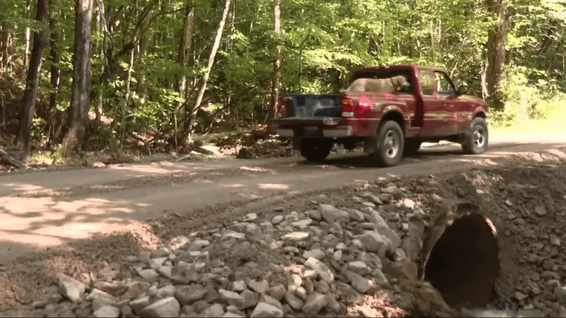 Flash flood damage still visible Sunday in Braxton County