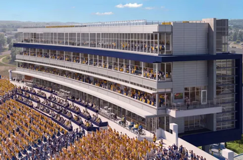 New Premium Seating Tower, Press Box to be Built at Milan Puskar Stadium Featuring 16 Luxury Suites