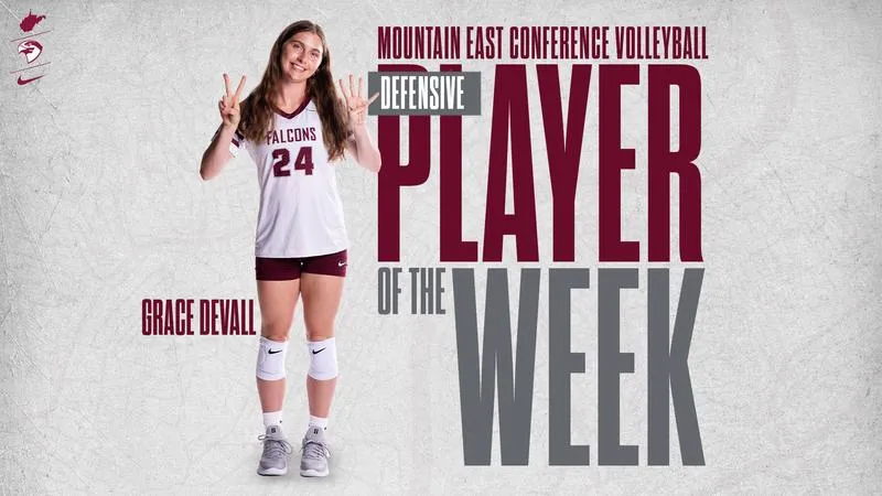 Grace DeVall Earns MEC Defensive Player of the Week