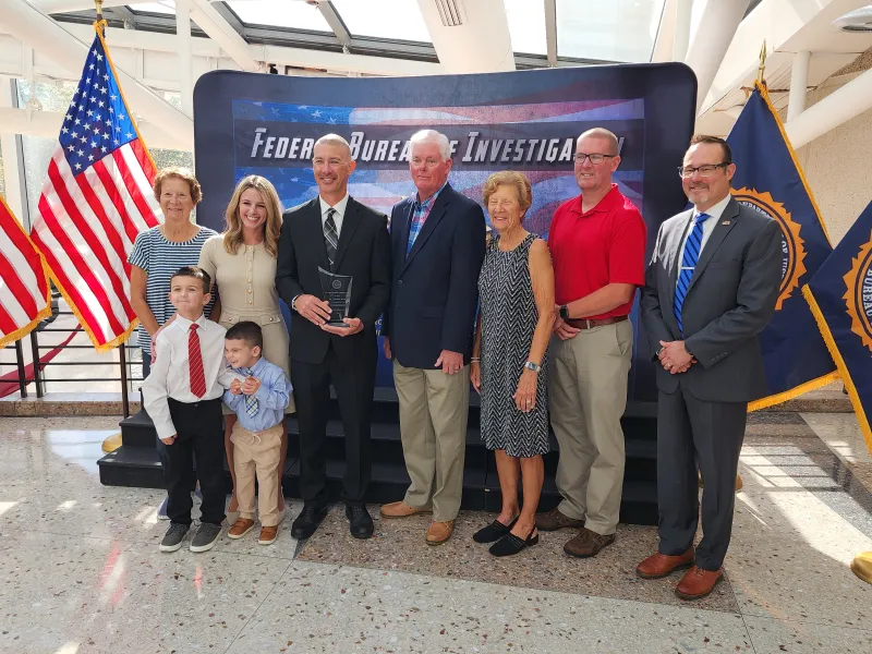 Vandalia Health's Michael Walsh receives FBI Director's Community Leadership Award