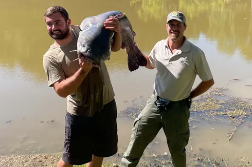 New West Virginia Record Blue Catfish Sets Mark on Weight; August Catch Comes in at 72.75 Pounds