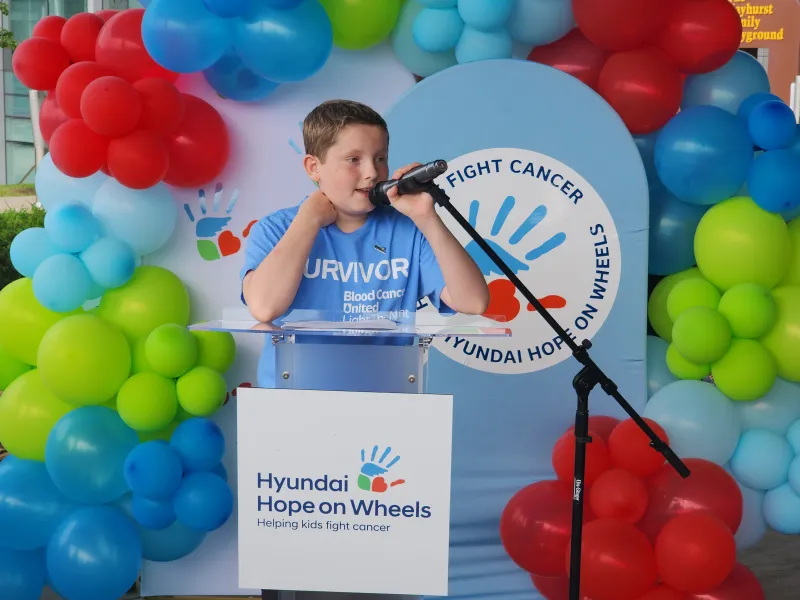 Hyundai's Hope on Wheels give $100K donation to WVU Medicine Golisano Children's