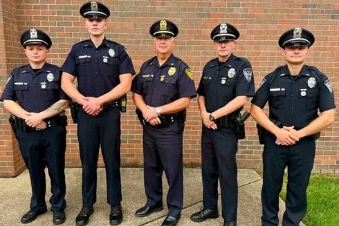 Clarksburg Police Department Introduces Graduates of State Police Academy as They Officially Join Staff