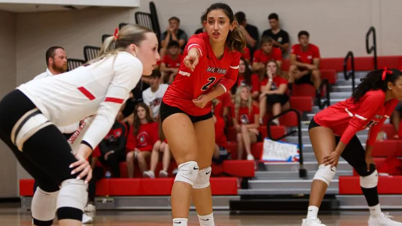 D&E Volleyball Falls to West Virginia Wesleyan in Code Red Match