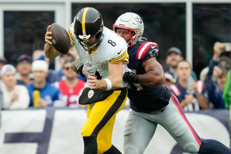 Aaron Rodgers blames himself after Steelers' offense struggles again in loss to Patriots