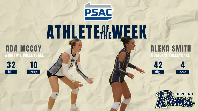 McCoy, Smith Gain PSAC East Athlete of the Week Honors