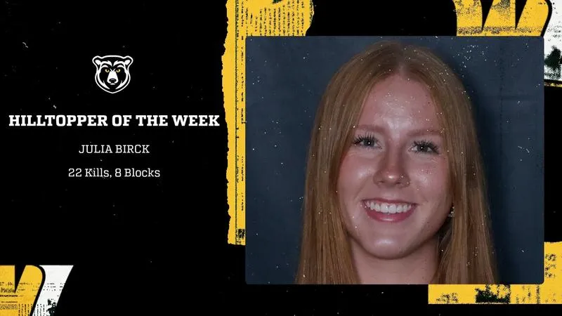 HILLTOPPER OF THE WEEK: Julia Birck