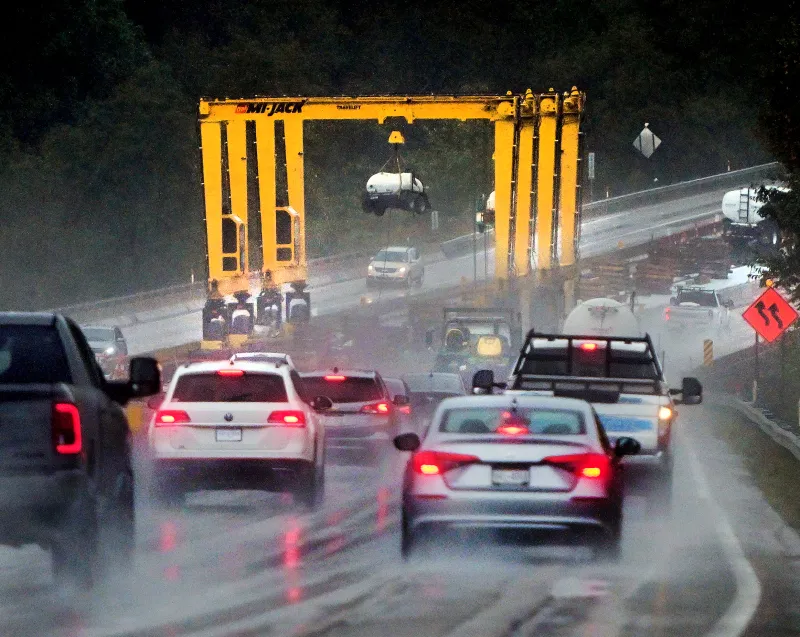 Worker dies in I-79 accident that injures two others