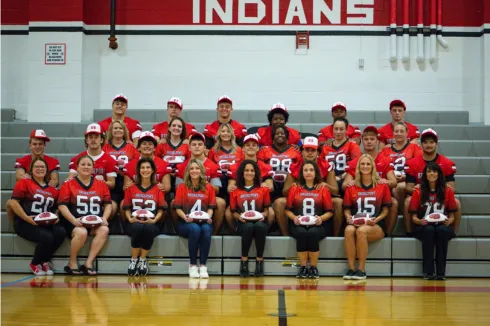Video: Senior Football Players Dance with Moms for BHS Homecoming Assembly Tradition