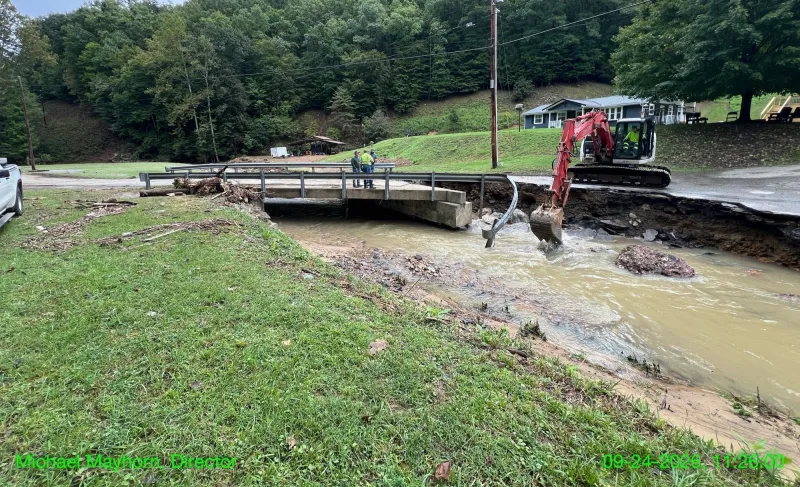 Significant damage in Boone County community of Morrisvale after flash flooding