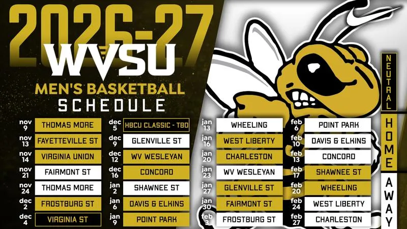 WVSU men's basketball unveils 2026-27 schedule