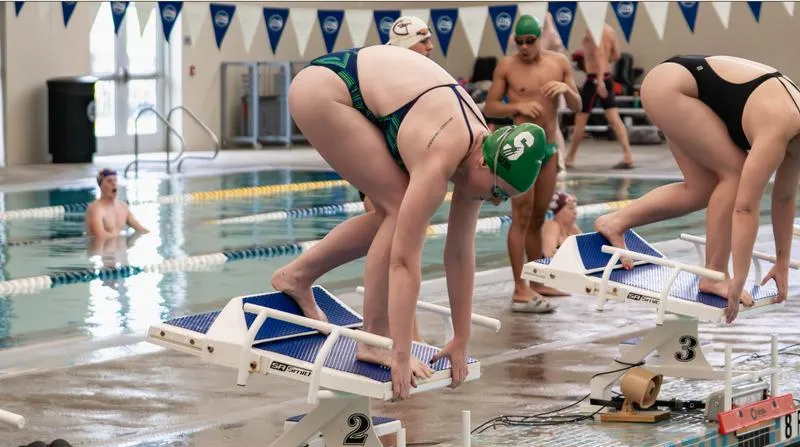Women's Swimming Competes at The Bridge Relay Meet
