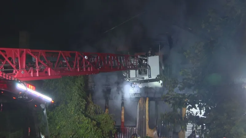 Home destroyed in Charleston fire late Sunday night