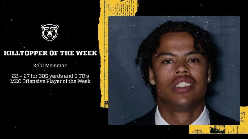 Hilltopper of the Week: Kohl Meisman