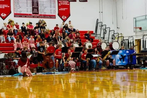Video: BHS Jazz Band Performs at Homecoming Assembly