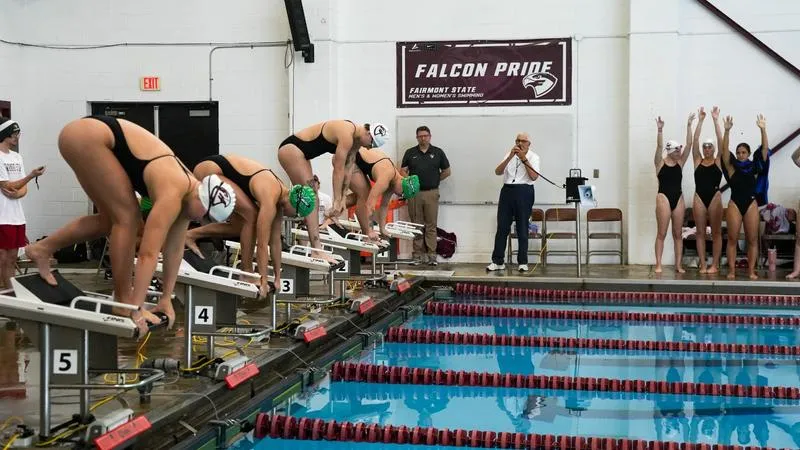 Fairmont State Swims Against Marshall