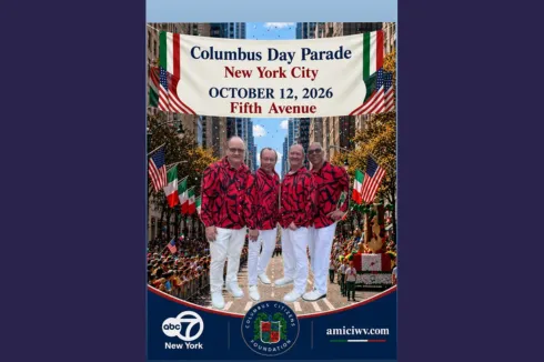 AMICI to Appear in NYC Columbus Day Parade