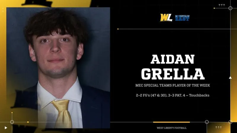 Grella Named MEC Special Teams Player of the Week