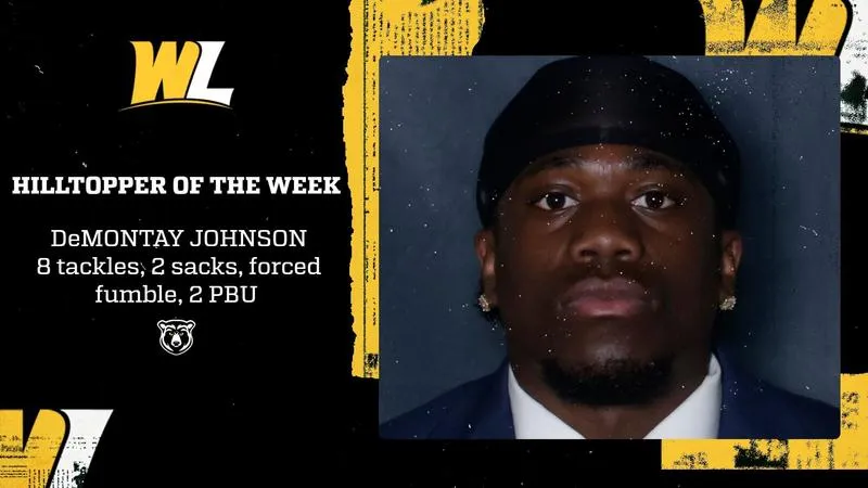 HILLTOPPER OF THE WEEK: DeMontay Johnson