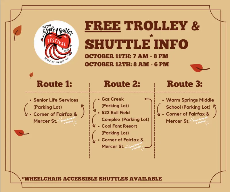 Free shuttle to run during the festival