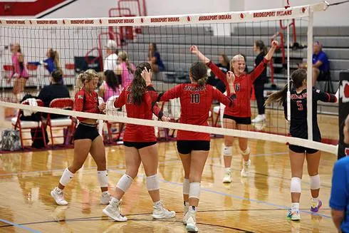 Bridgeport Volleyball Beats Grafton, Falls to Ripley in Home Tri-Match