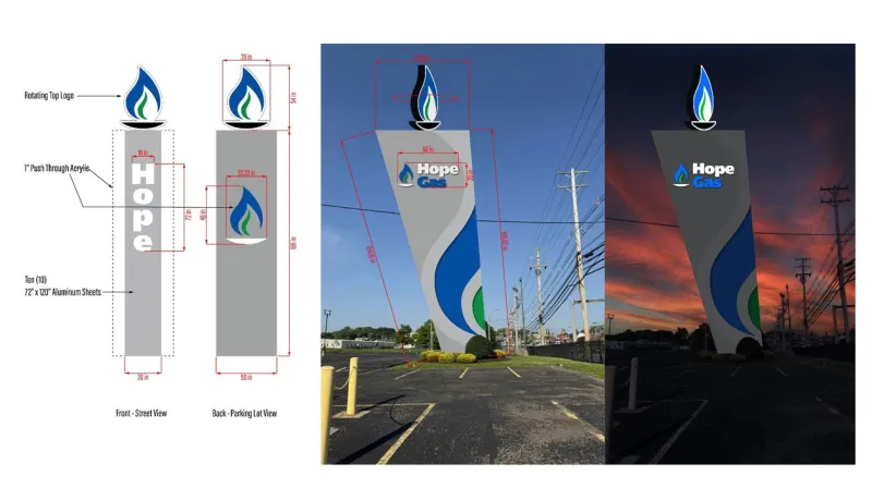 BZA wants more info on Hope Gas sign request