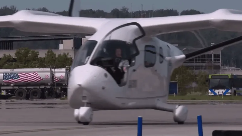 Marshall University, BETA Technologies showcase electric aircraft at Yeager Airport