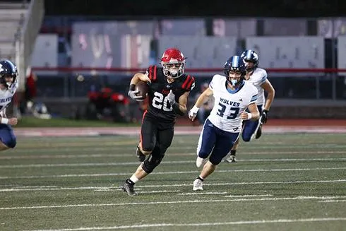 Bridgeport Football Rolls to 5th Win of Season, Running Past Spring Valley