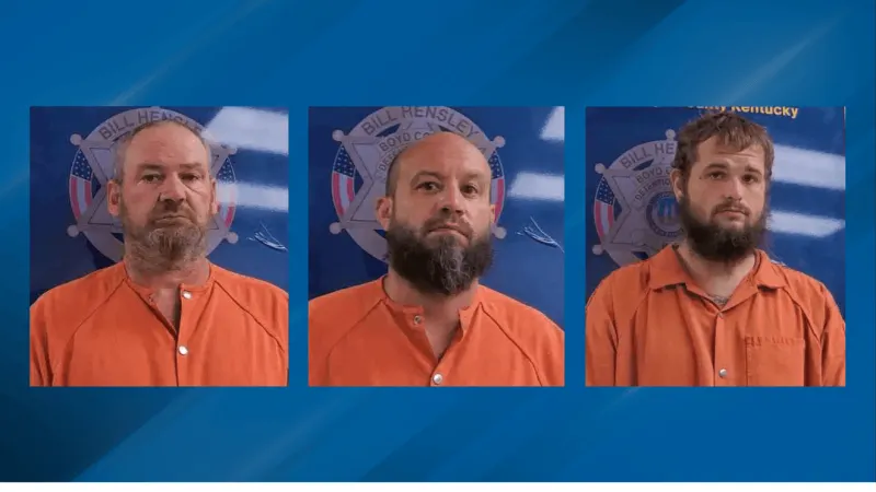 Three charged in alleged contraband delivery attempt at federal facility in Boyd County