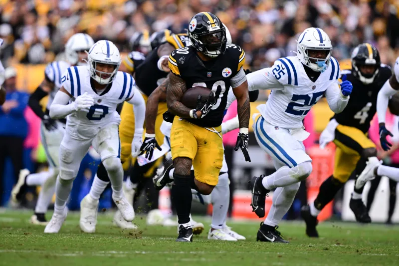 Jaylen Warren's brilliance leads the Steelers past the Colts 34-22