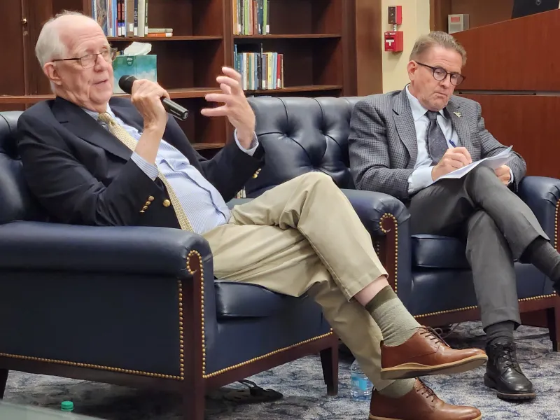 Benson discusses history, partnership with descendant of founding family