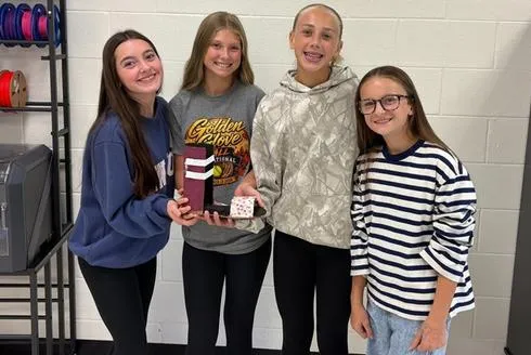 Four Students Capture Bridgeport Middle School Class Championship in Project Lead the Way Course