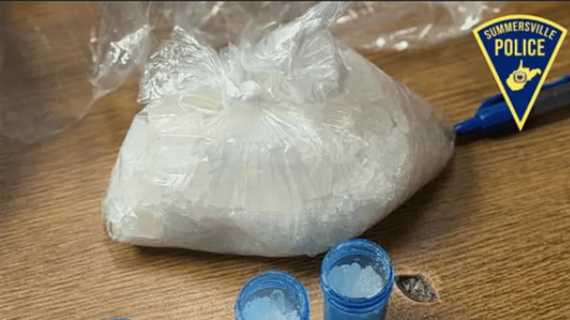 Summersville traffic stop nets two arrests, seizure of suspected meth, police say