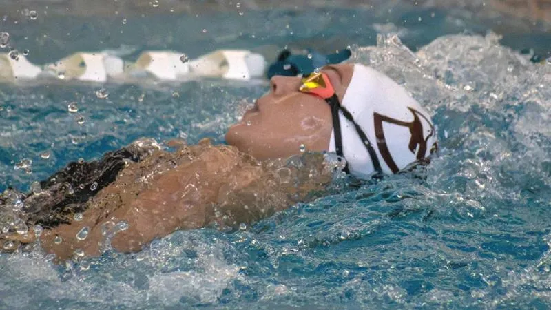 Women's Swimming Battles Shippensburg and California (Pa.)