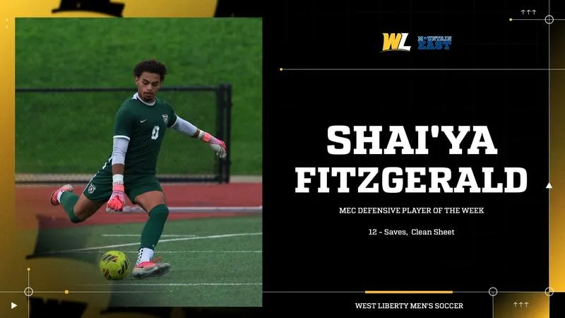 Fitzgerald Named MEC Men's Soccer Defensive Player of the Week
