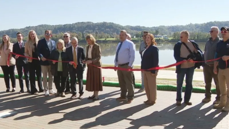 Ohio Governor Mike DeWine tours 3 riverfront development projects in SE Ohio
