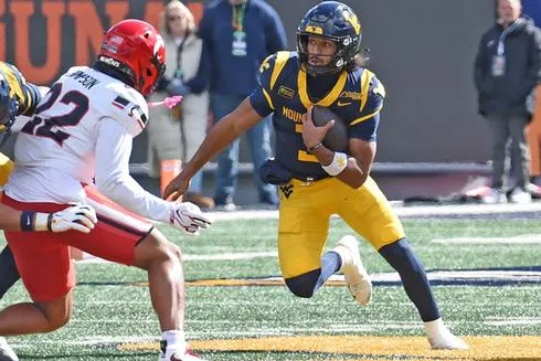 Photos: WVU Tops Cincinnati for First Big 12 Victory on Last Second Field Goal, 45-42, in Morgantown