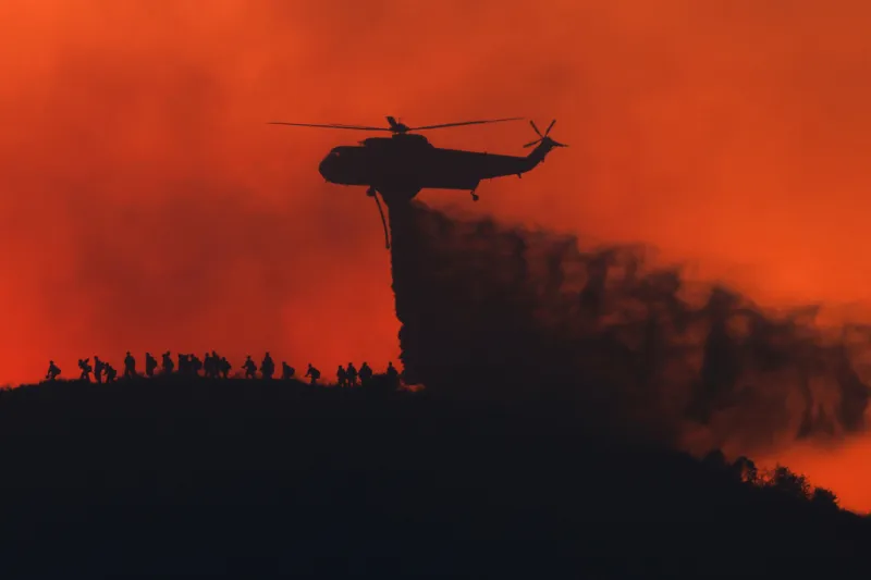 More than 17,000 under evacuation orders as Southern California wildfire threatens homes