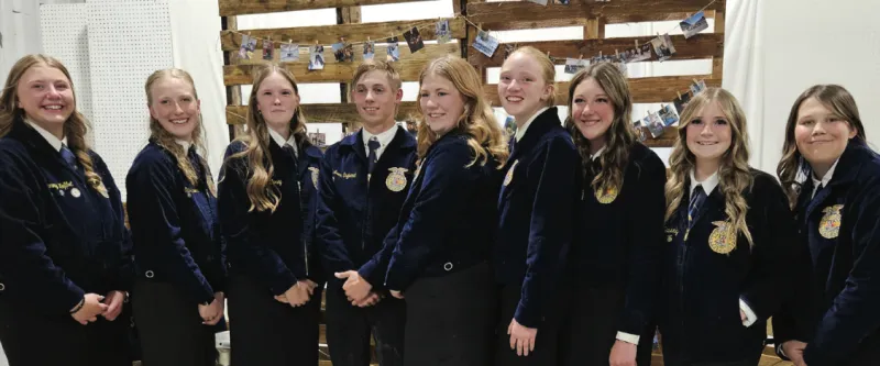Star Valley FFA installs officer team for 2026-27 year